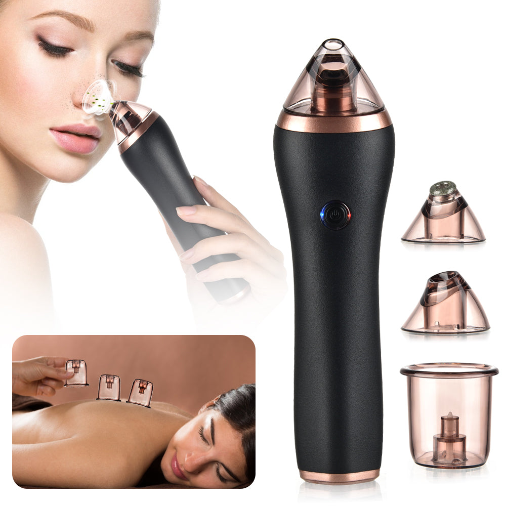 4-in-1 Facial Pore Vacuum & Body Cupping Therapy Device