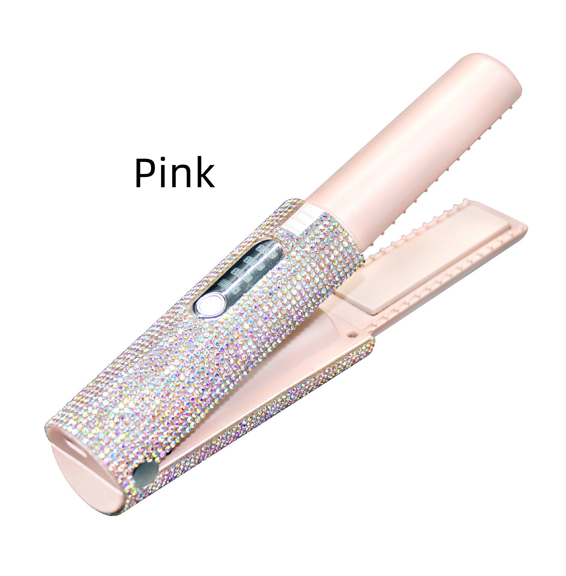 Diamond 2-in-1 Wireless Hair Straightener & Curler - USB Rechargeable Portable Styler