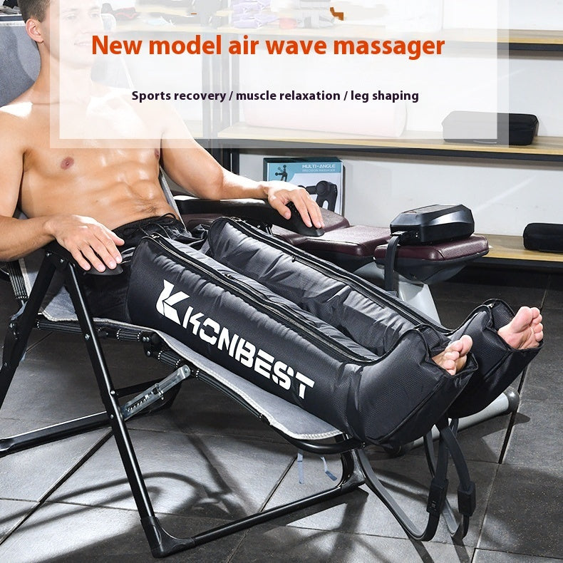 Eight-cavity Air Wave Leg Instrument Athletes Muscle Recovery Sports Rehabilitation Airbag Leg Massage Machine