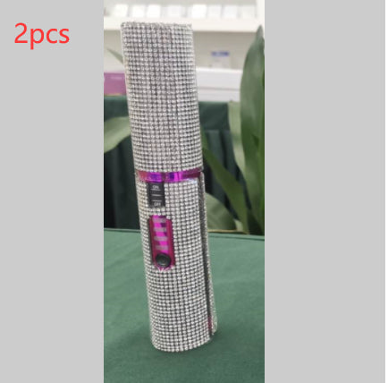 Diamond 2-in-1 Wireless Hair Straightener & Curler - USB Rechargeable Portable Styler