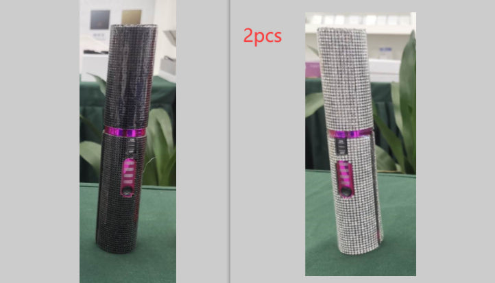 Diamond 2-in-1 Wireless Hair Straightener & Curler - USB Rechargeable Portable Styler