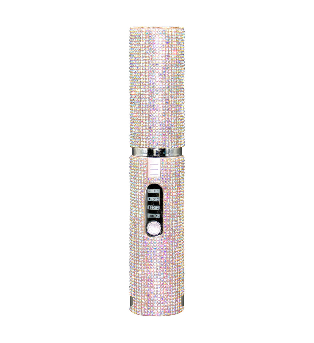 Diamond 2-in-1 Wireless Hair Straightener & Curler - USB Rechargeable Portable Styler
