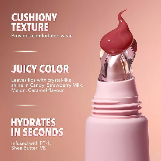 Brightening Lip Gloss Balm - High Shine & Moisturizing (4 Shades)