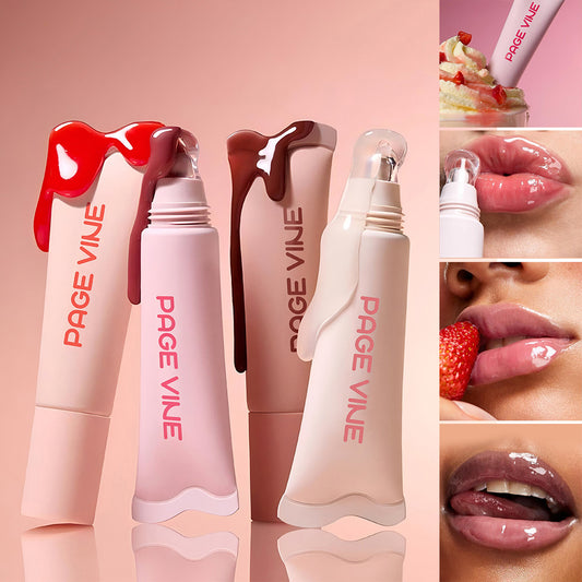 Brightening Lip Gloss Balm - High Shine & Moisturizing (4 Shades)